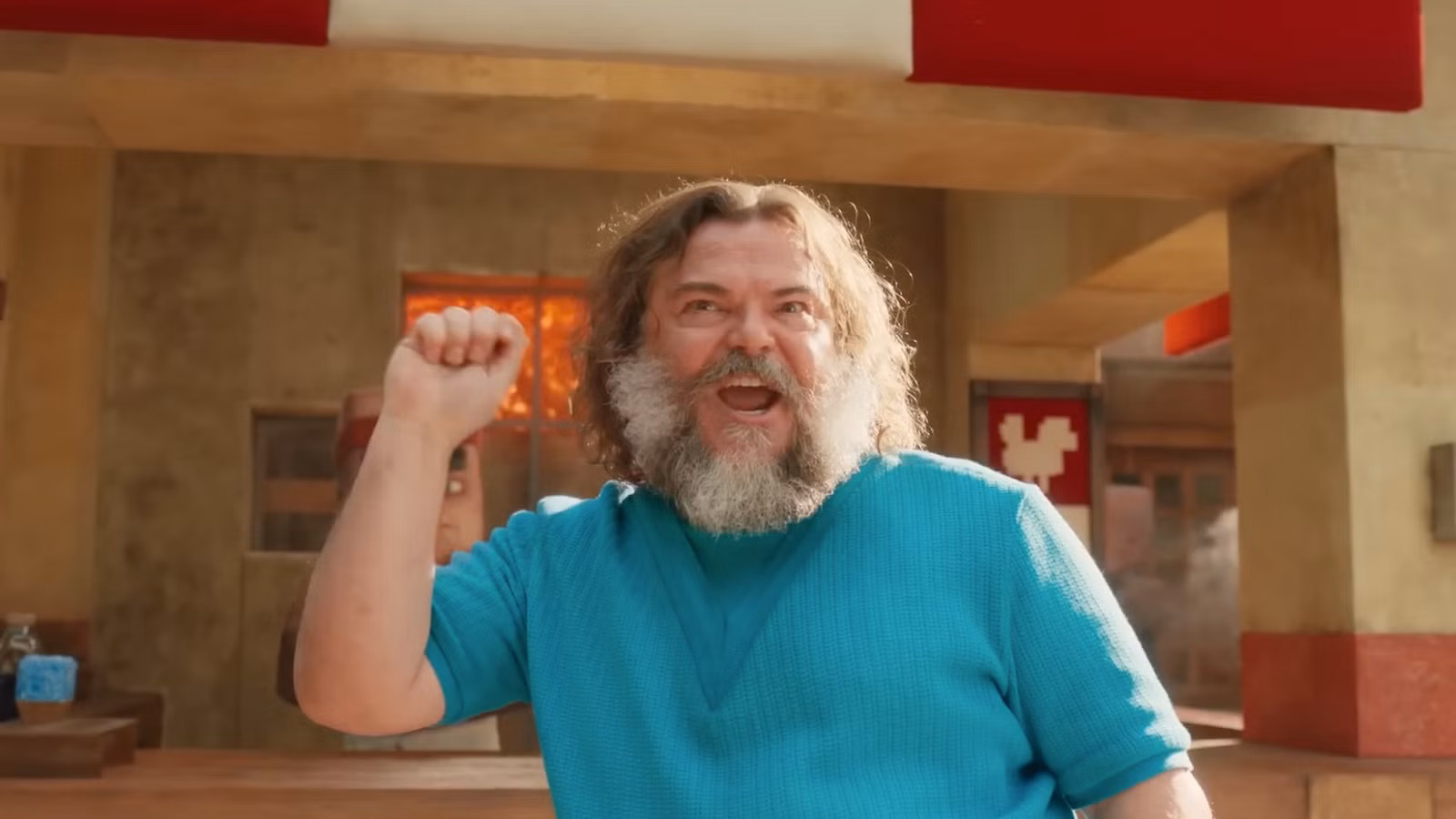 Screenshot of A Minecraft Movie - Steve's Lava Chicken [DUB]