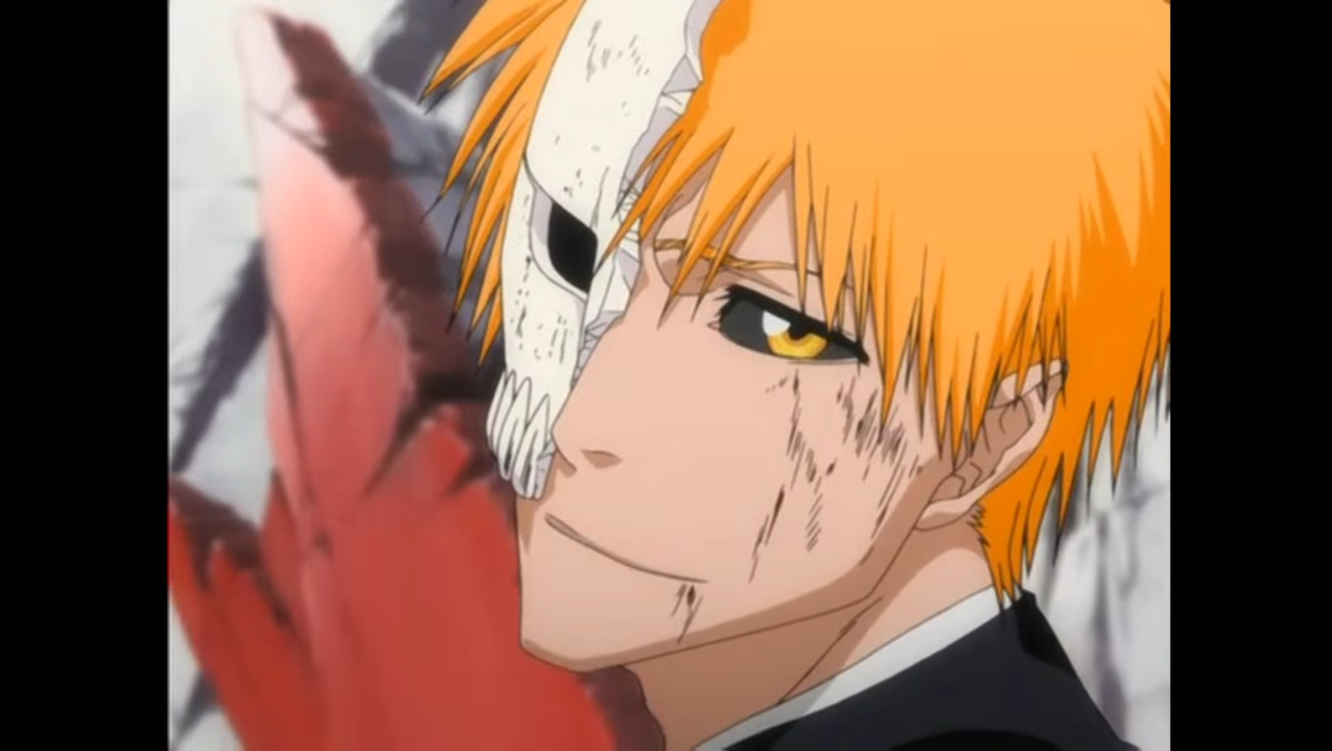 Screenshot of Ichigo vs. Grimmjow (Bleach)
