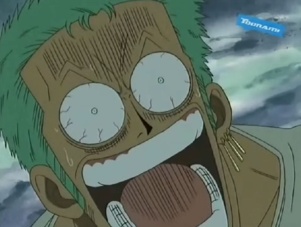 Screenshot of One Piece 4Kids Dub - Zoro Scream (Unedited)