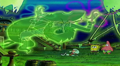Screenshot of SpongeBob SquarePants - Insultin' a man's ship