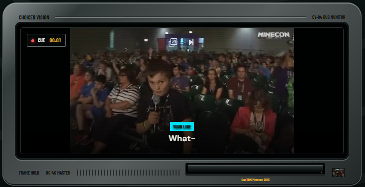 Screenshot of DanTDM Minecon 2015