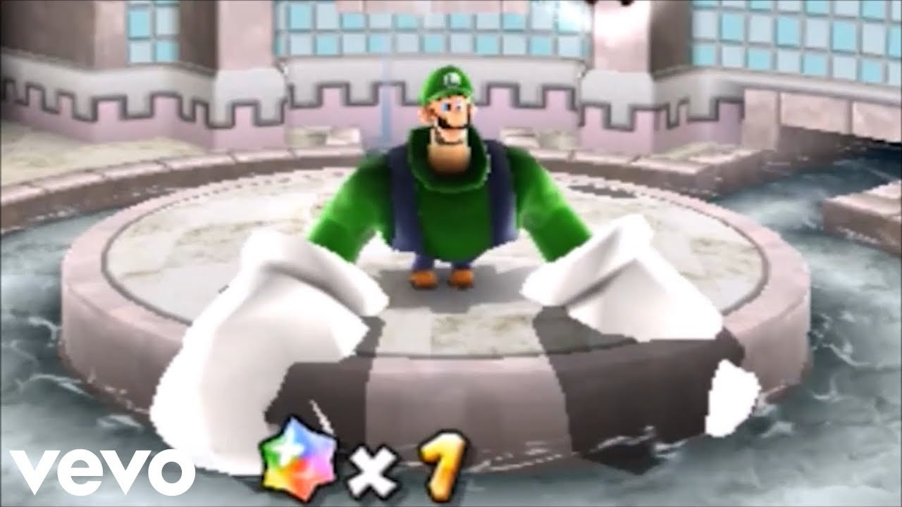 Screenshot of PeanutButterGamer Luigi Song (Mario Galaxy)