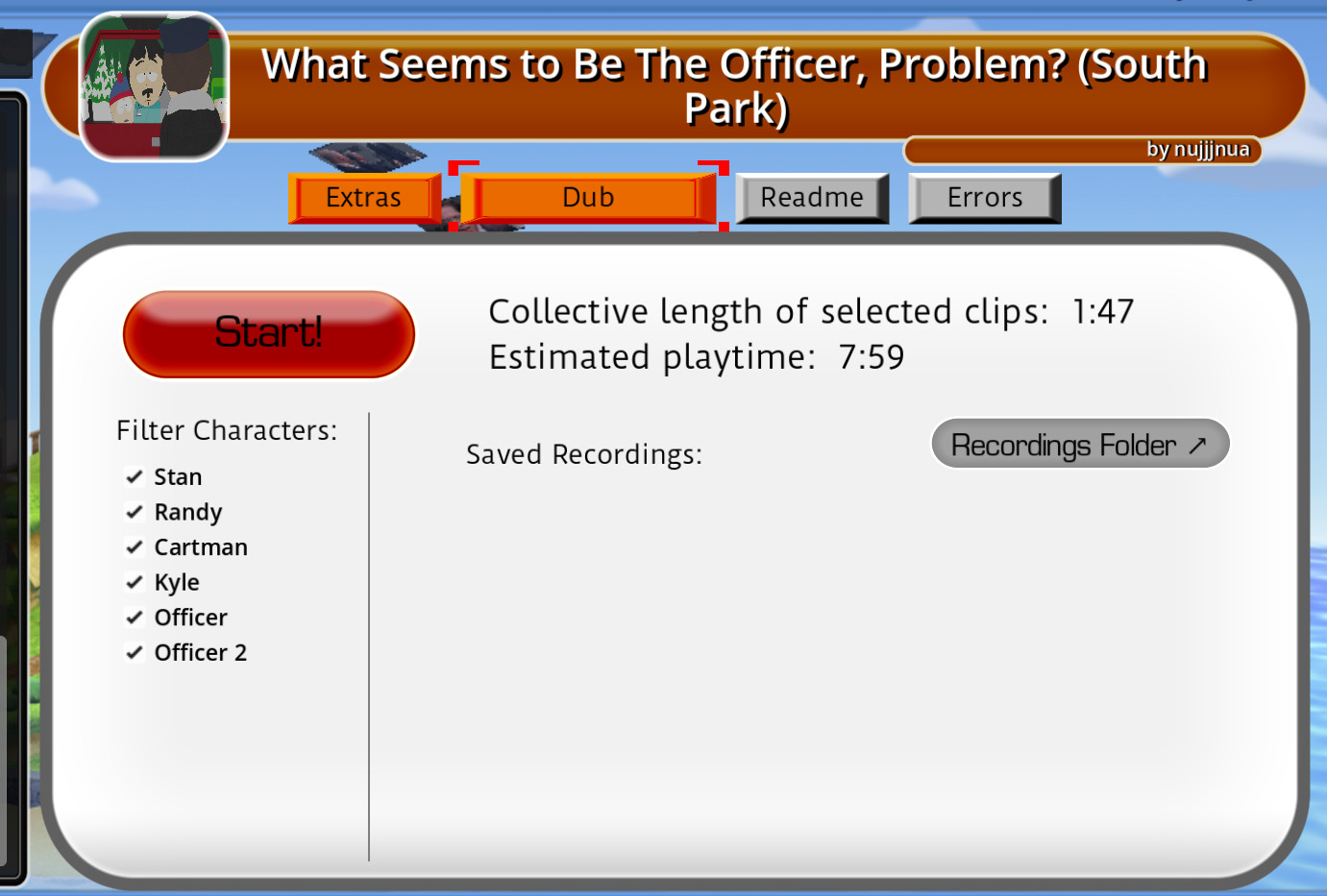 Preview 2 for South Park - What seems to be the officer, problem