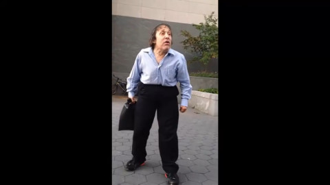 Screenshot of Angry Trumpet Man meme