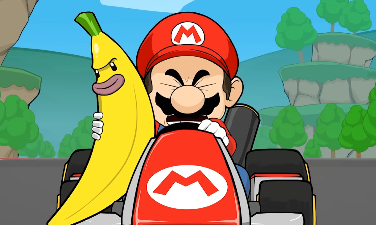 Screenshot of Racist Mario