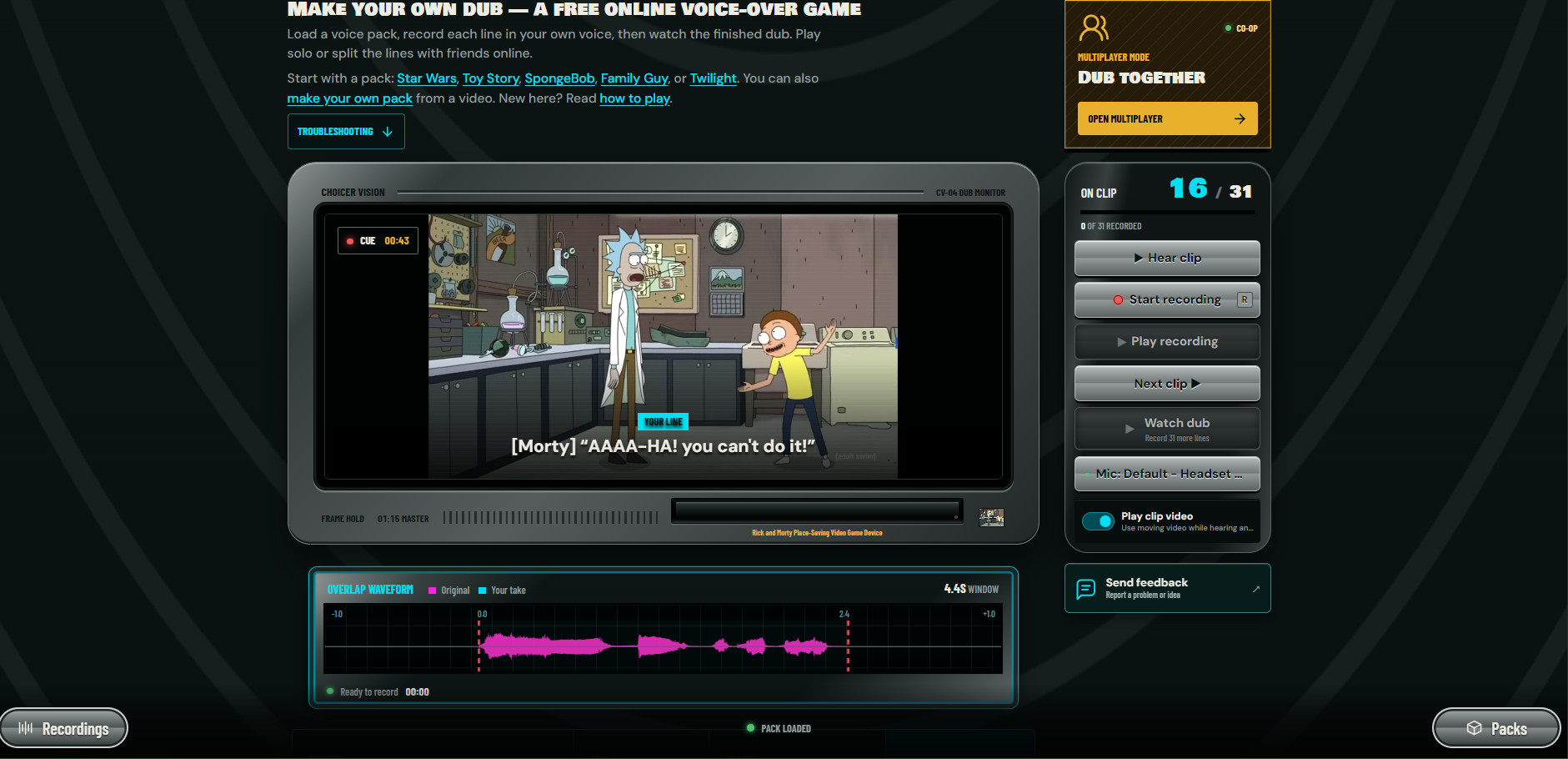 Preview 2 for Rick and Morty - Place-Saving Video Game Device