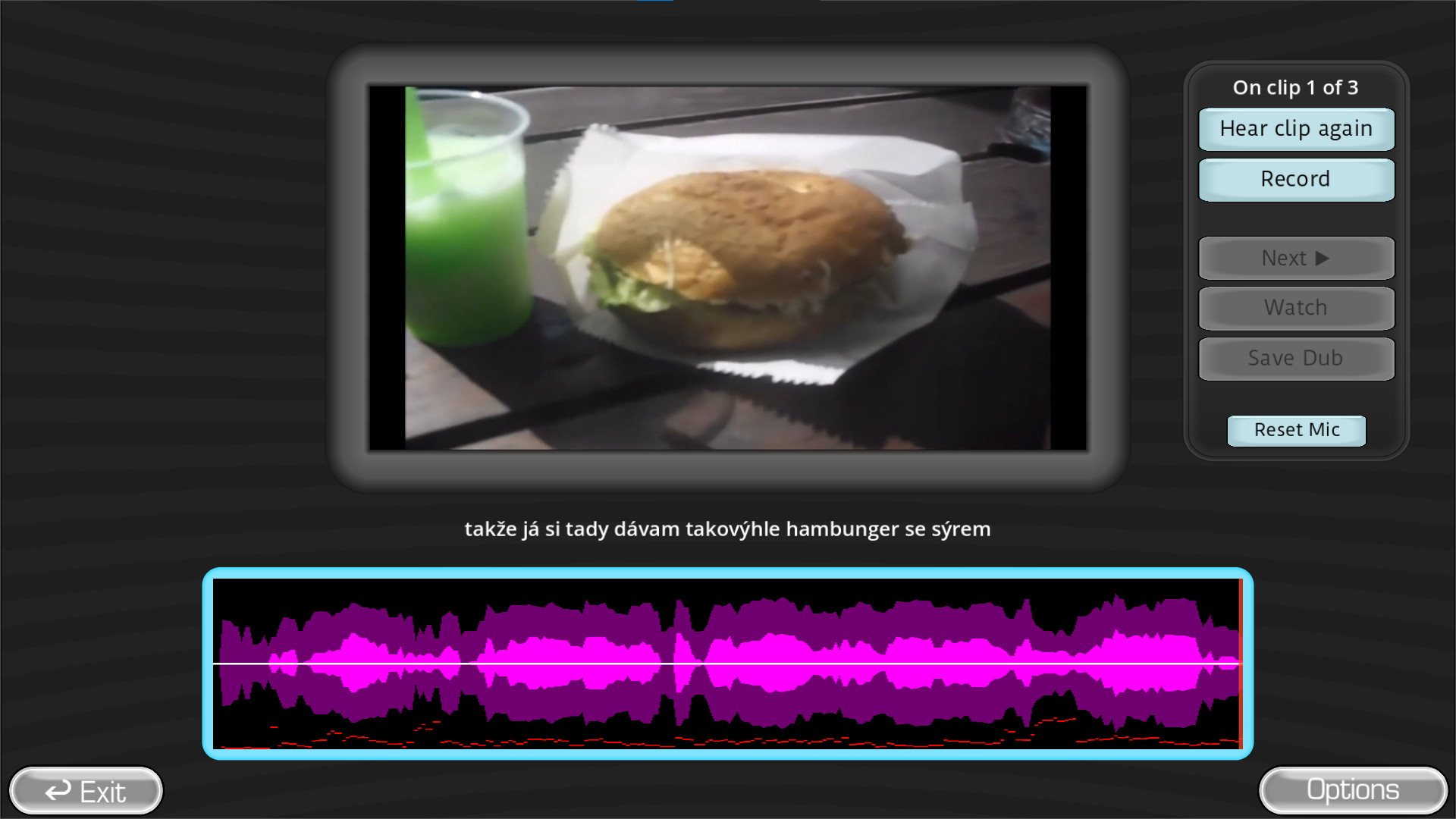 Screenshot of lulusila hambunger se sýrem (cz)