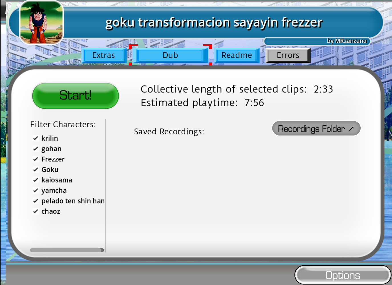 Preview 2 for Dragon ball- Goku transformacion sayayin (latino)