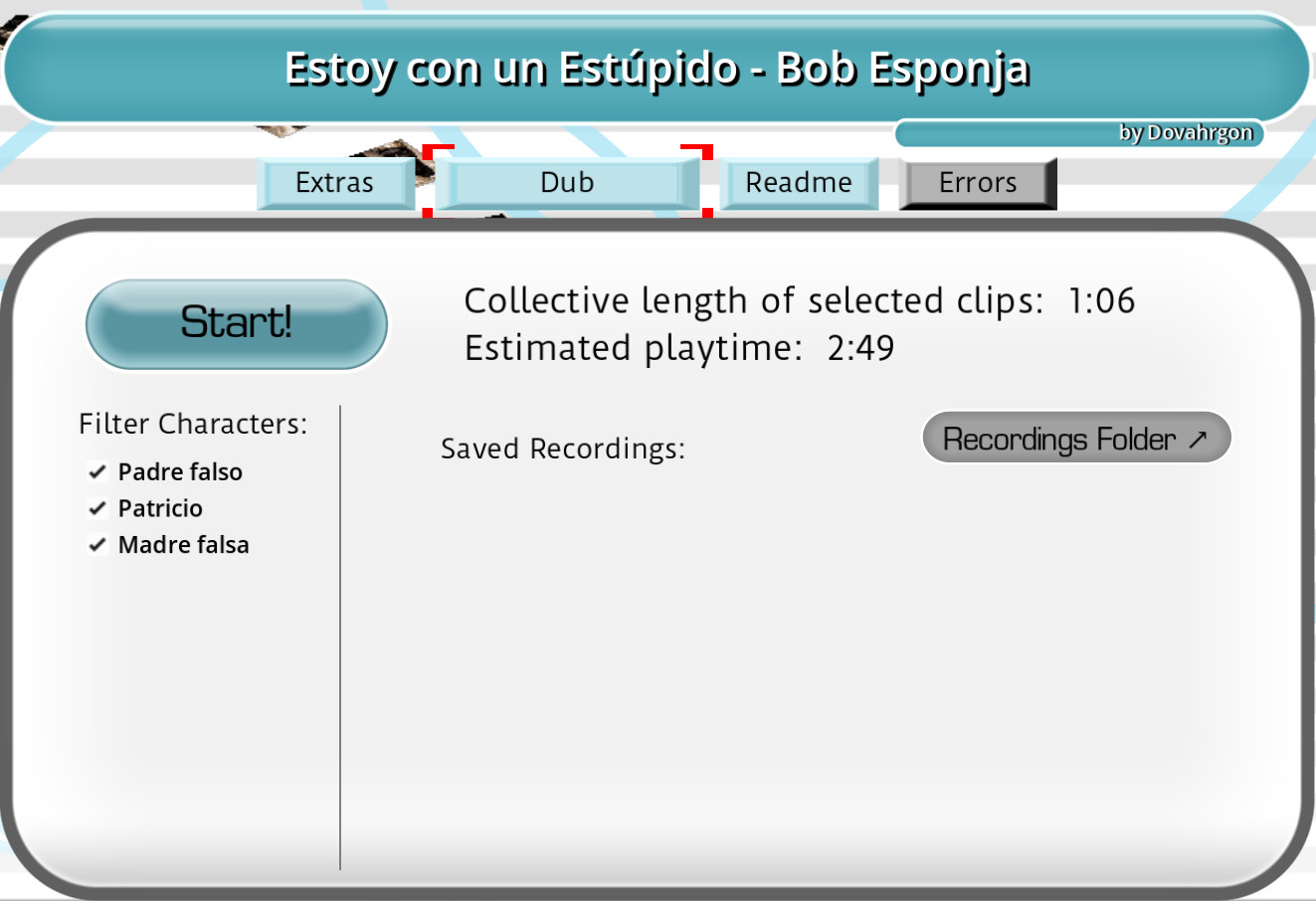 Preview 3 for Estúpido - Bob Esponja LATINO by Dovahrgon