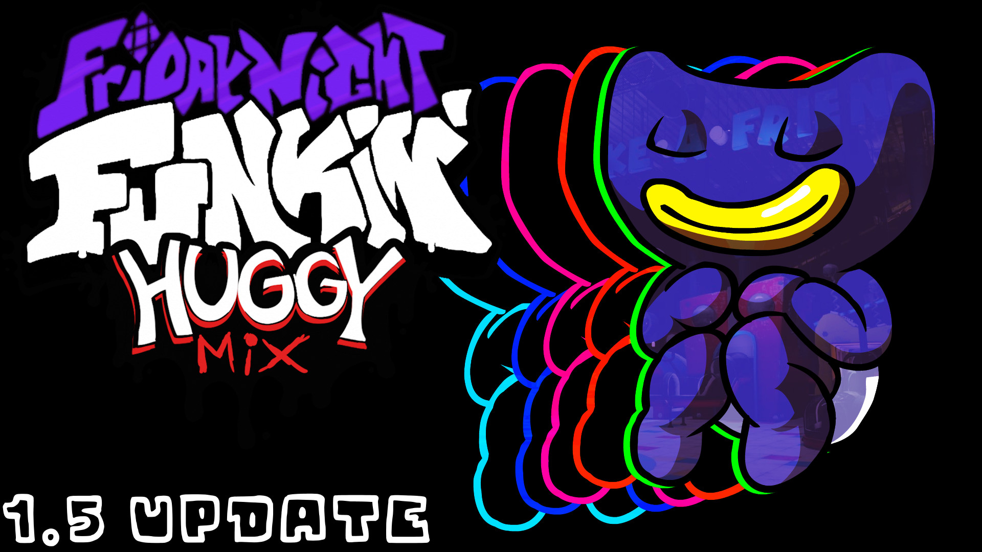 FNF: Huggy Mix [PITSTOP 1] Mod for Friday Night Funkin' | FNF Mods