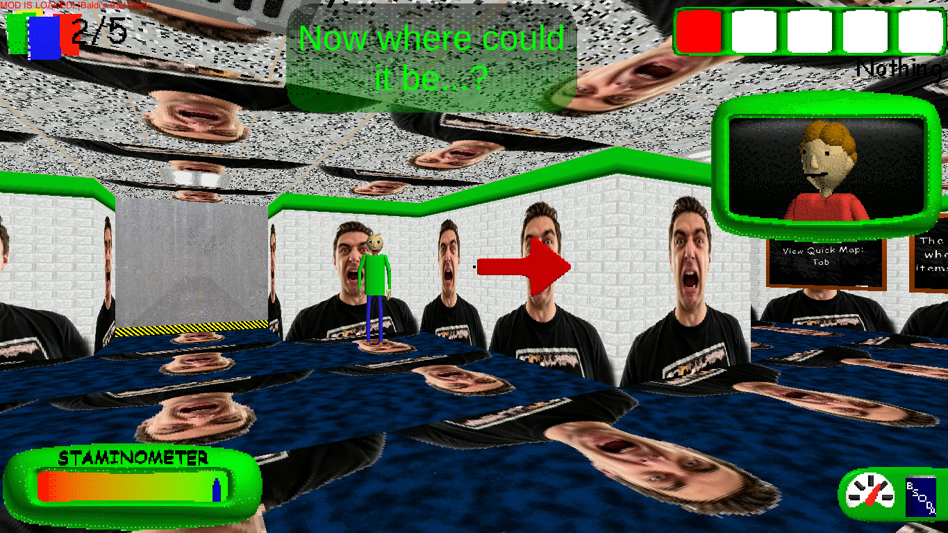 Bauldr Basic (0.14.x)MM12の超级无敌尴尬感材质包 Mod for Baldi's Basics | Baldi Mods