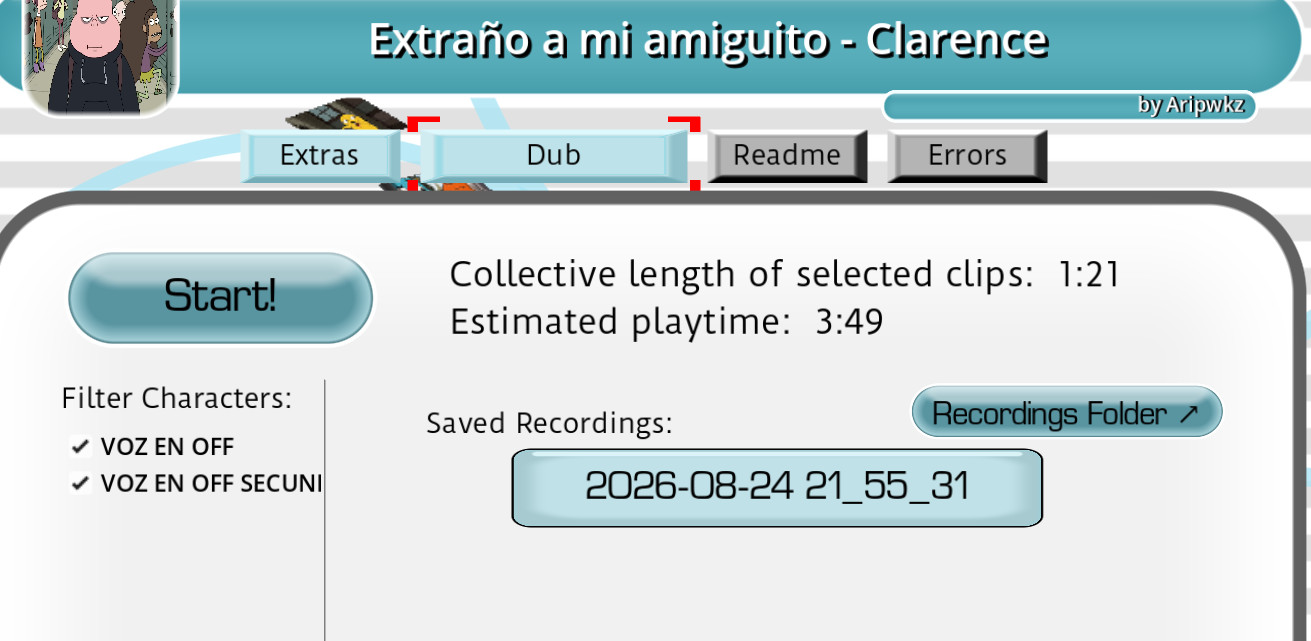 Preview 2 for Extraño a mi amiguito - Clarece (ESP)
