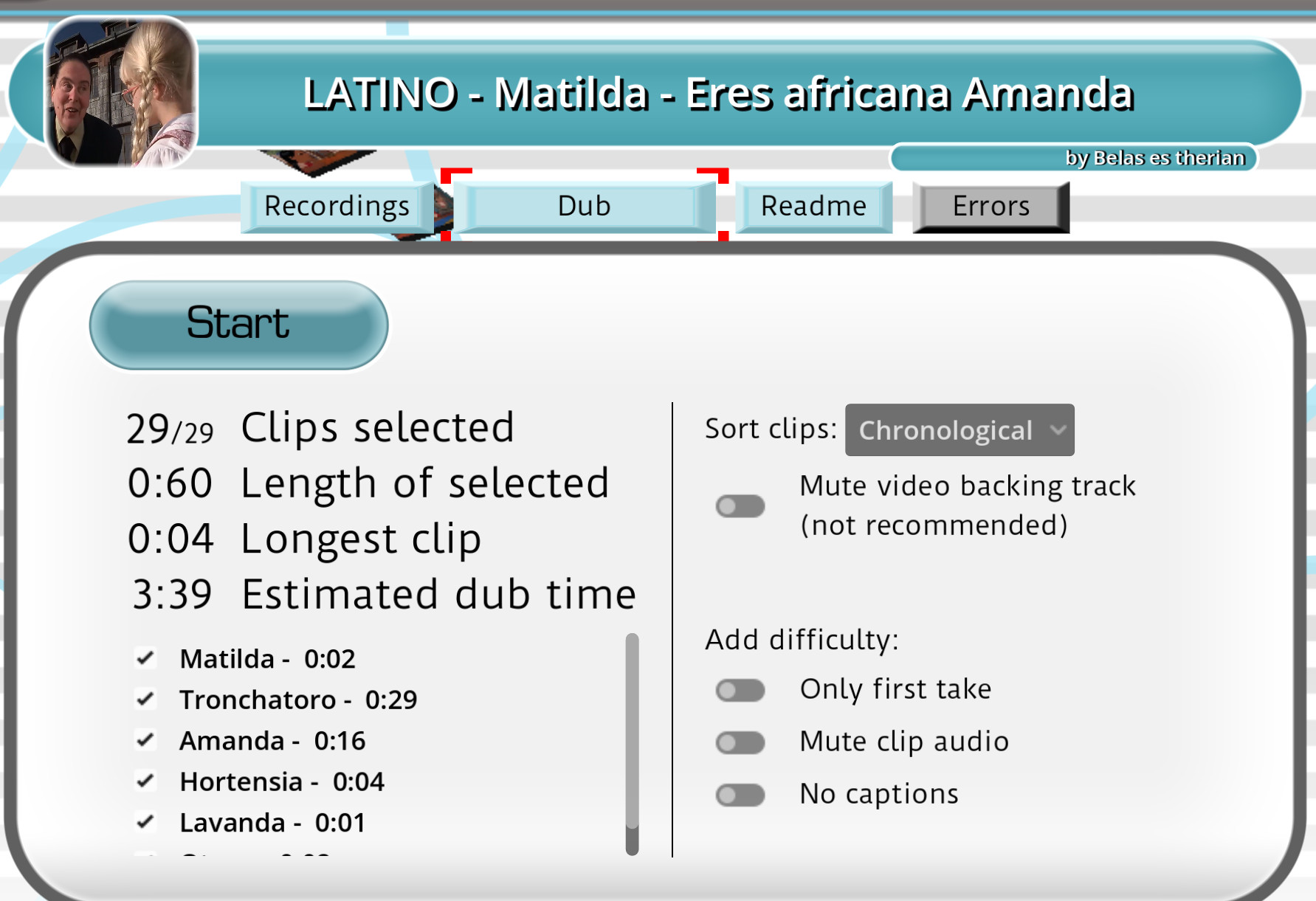 Preview 2 for [LATINO] Matilda - ¿Eres africana, Amanda?