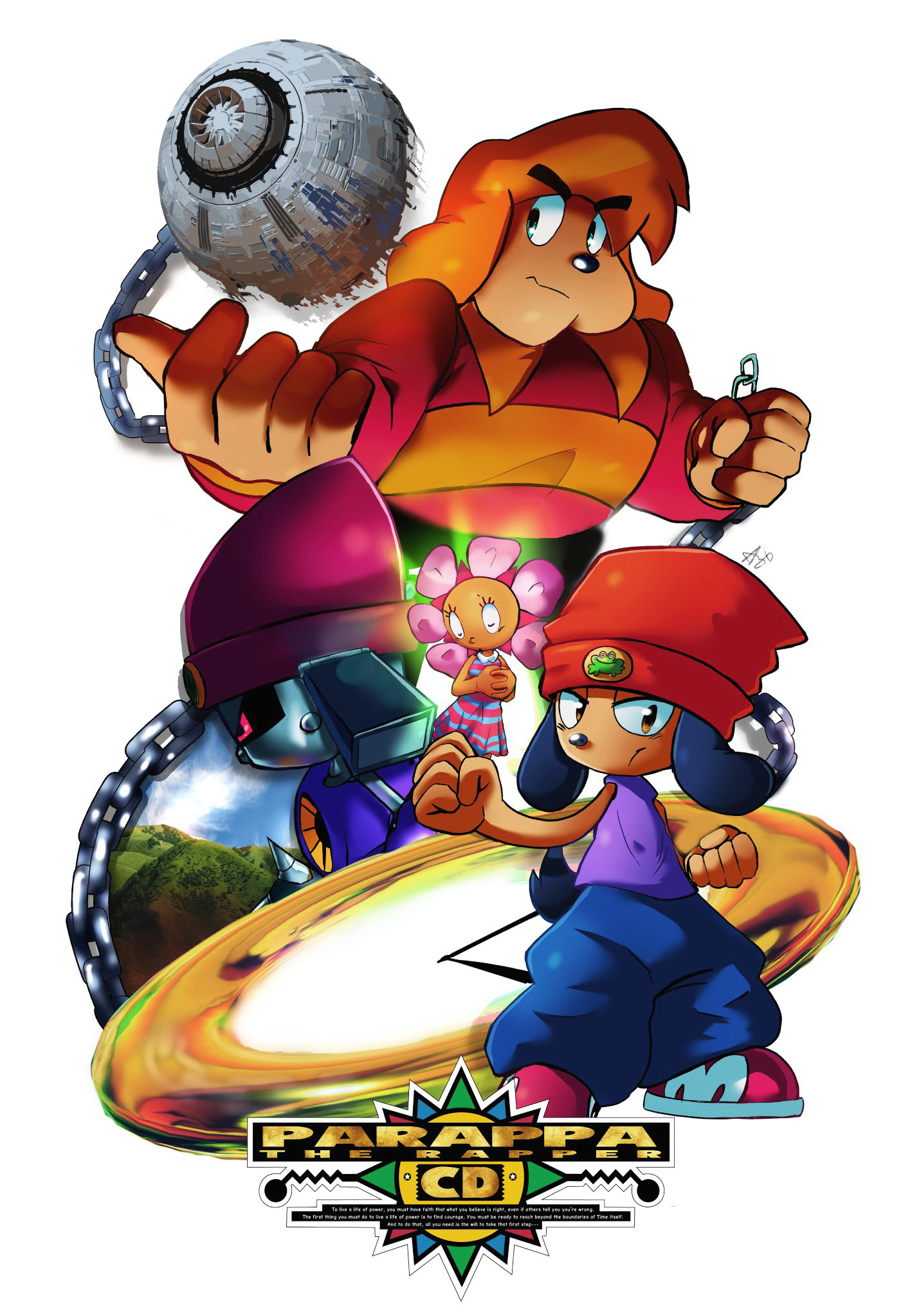 PARAPPA THE RAPPER CD Mod for Sonic CD (2011) | SCD Mods