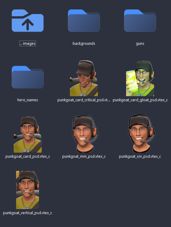 Yellow icons