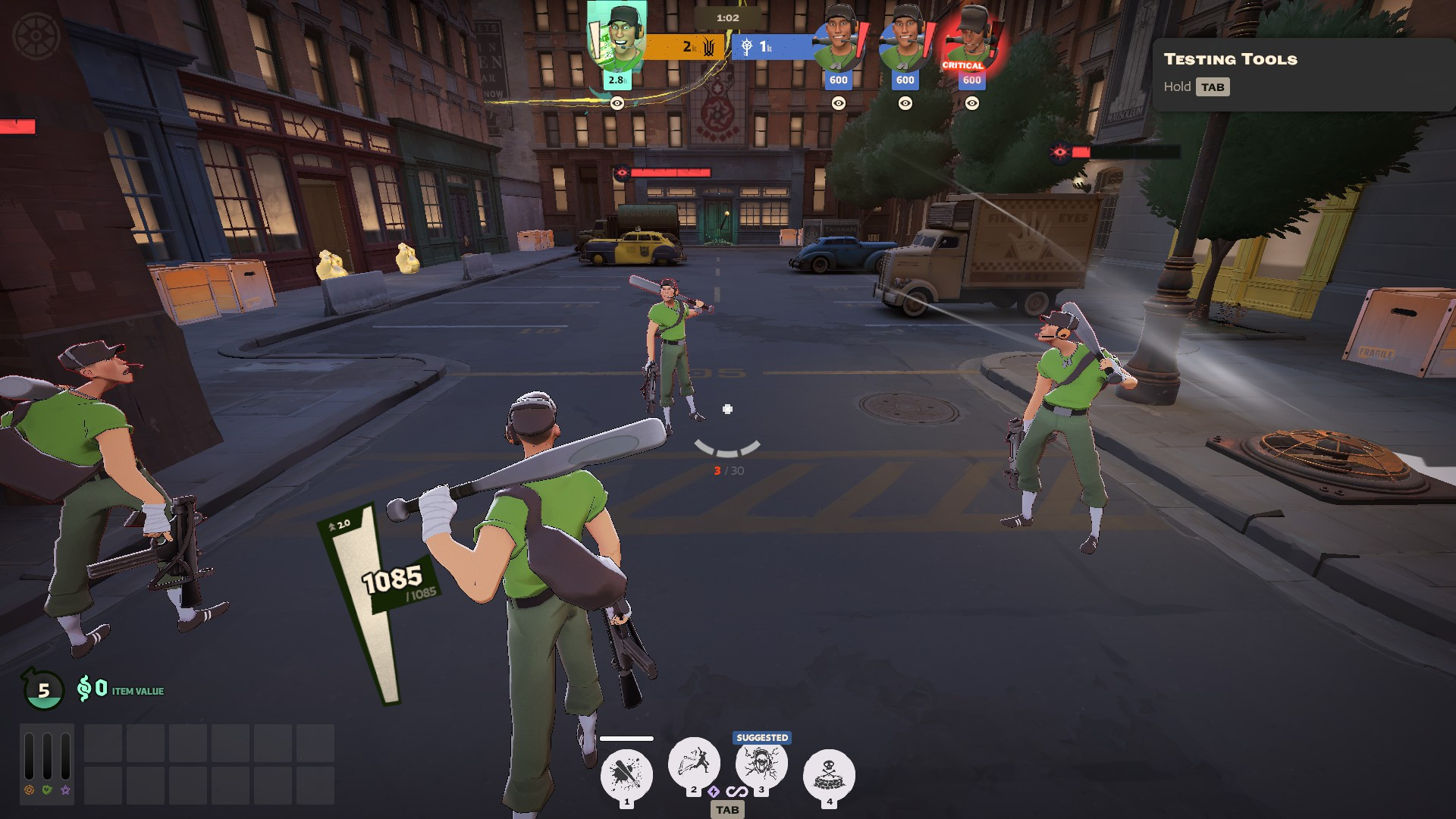 Model in game Green