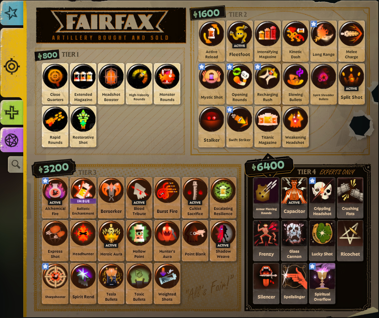 gun items