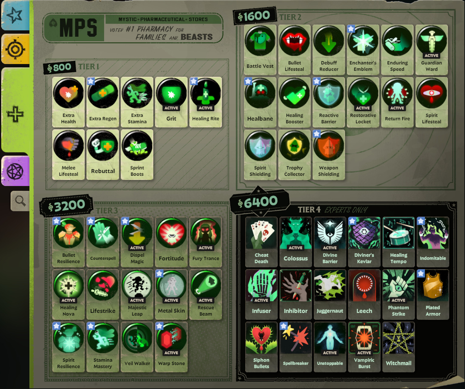 vitality items