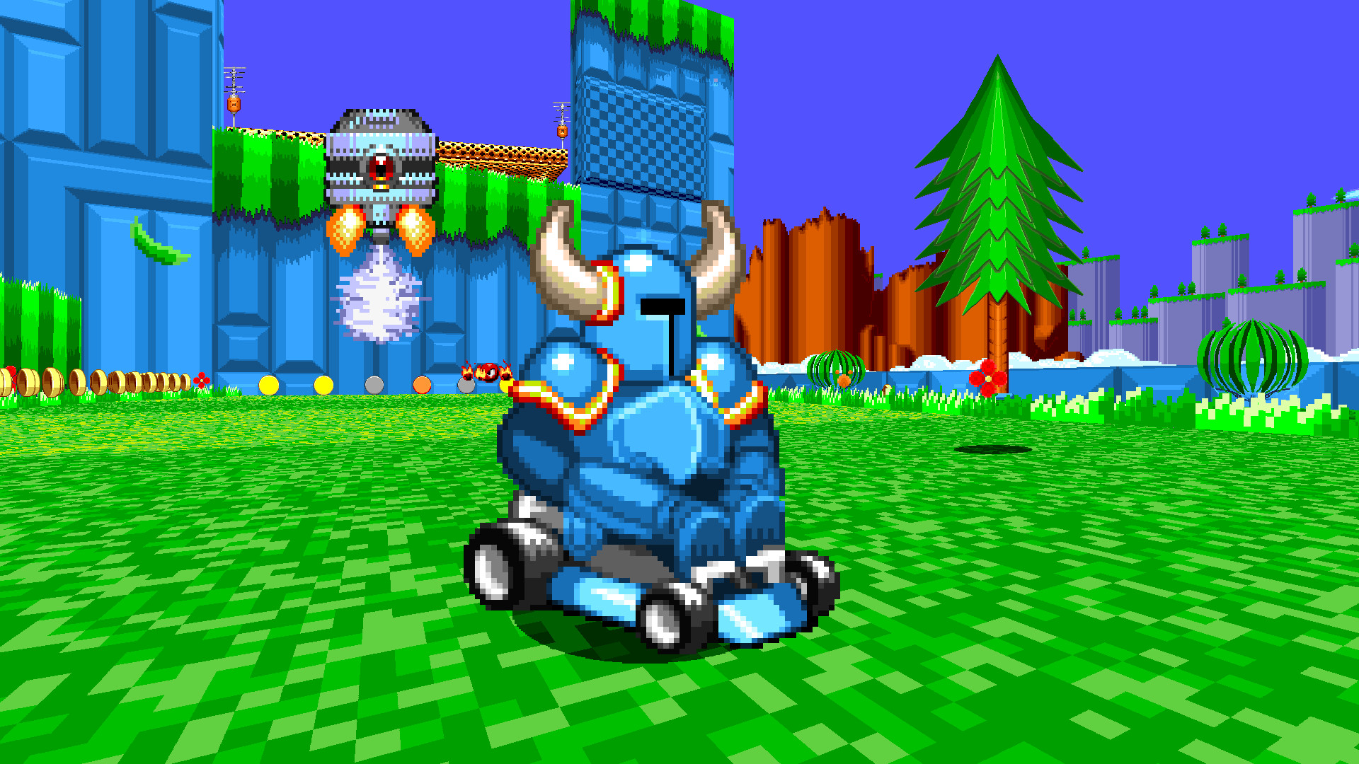 Shovel Knight in Ring Racers Mod for Dr. Robotnik's Ring Racers | DRRR Mods