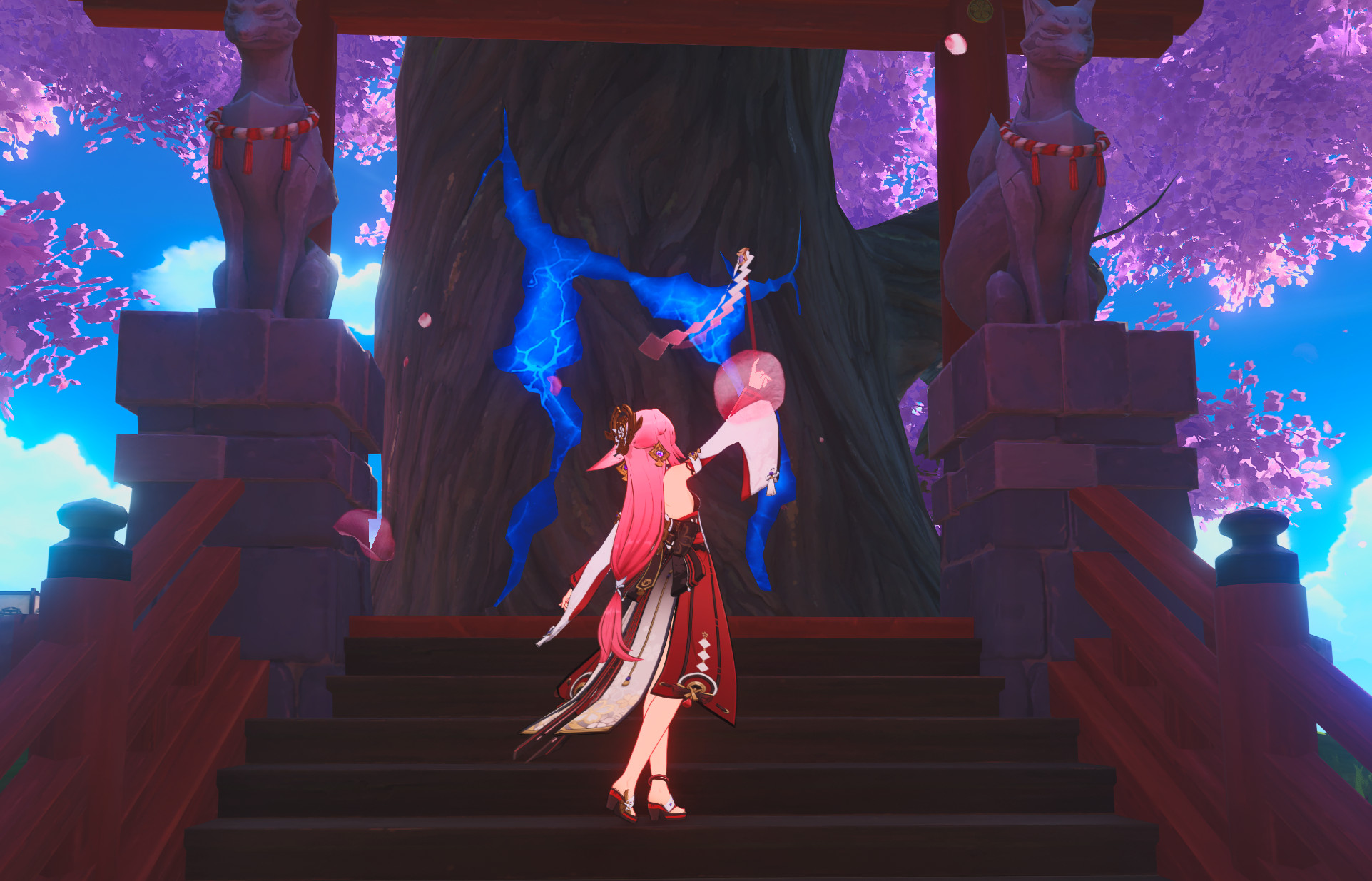 Silhouette Improvement Miko Mod for Genshin Impact | GI Mods