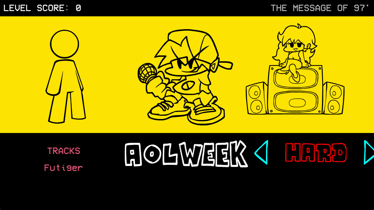 Mod Message Warning Funkin' The Messenger | Vs AOL ONESHOT Mod Mod for Friday Night Funkin ...