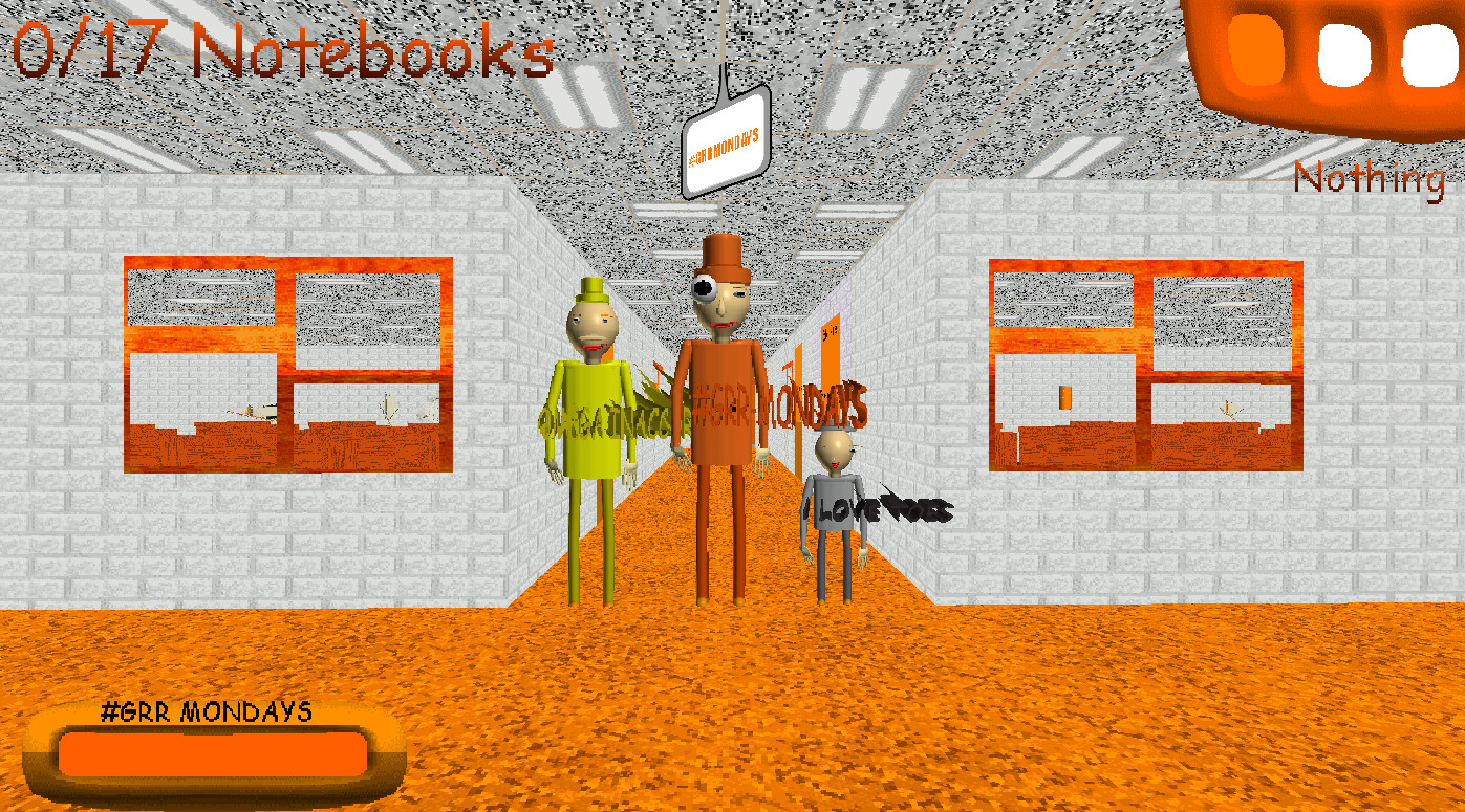 #GRRMONDAYS Mod for Baldi's Basics | Baldi Mods