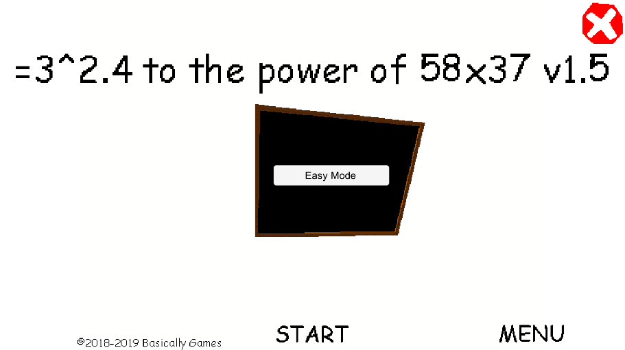 Exponent Basic Signs =3^2.4 to the power of 58x37 Mod for Baldi's Basics | Baldi Mods