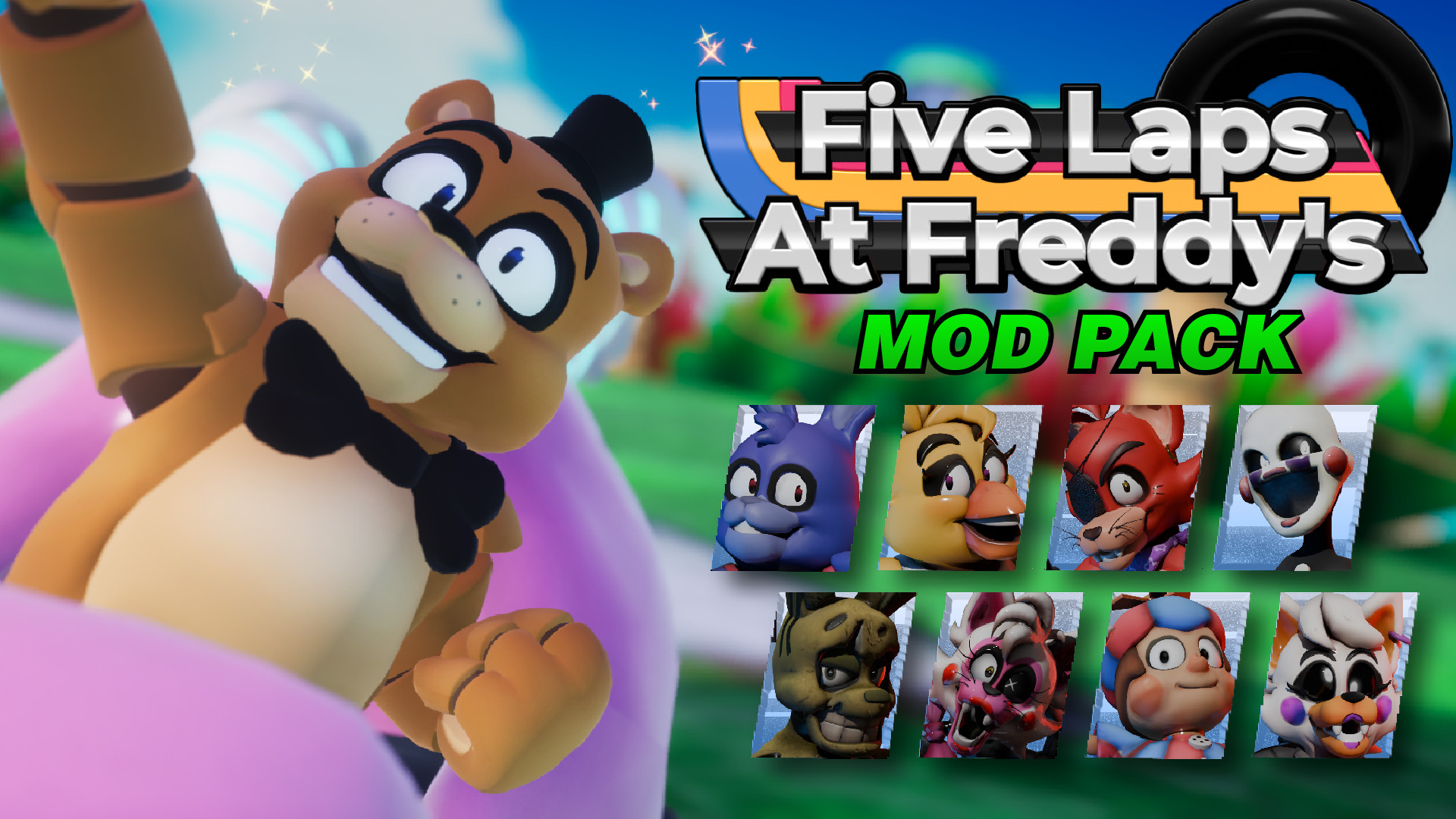 Five Laps at Freddy's Mod Pack Mod for Sonic Racing: CrossWorlds | SR ...
