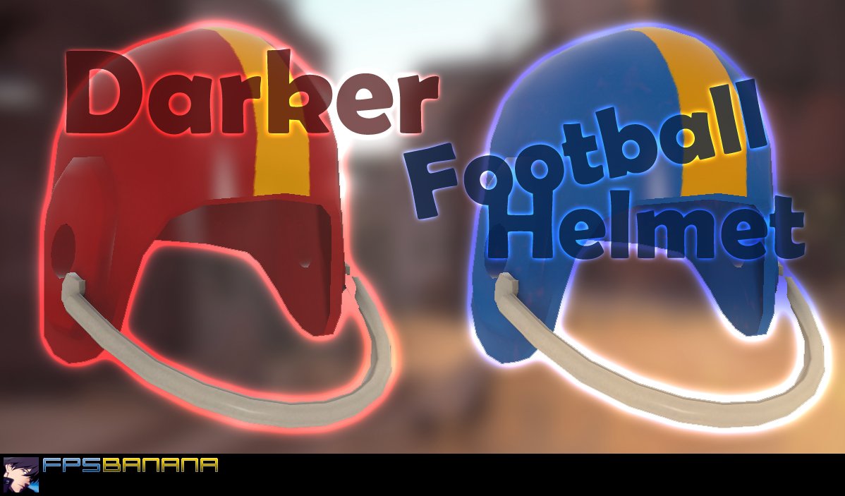 Darker Football Helmet