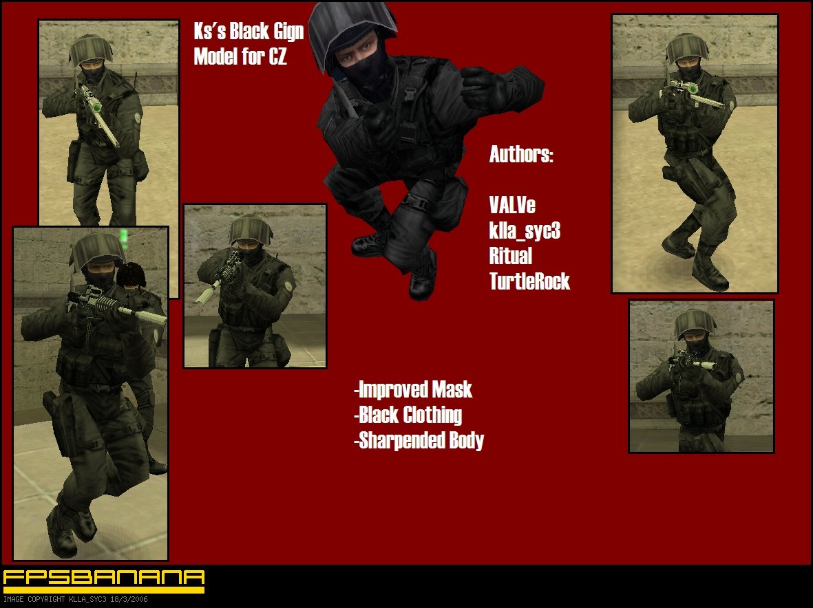 Ks's Black Gign [Counter-Strike: Condition Zero] [Mods]