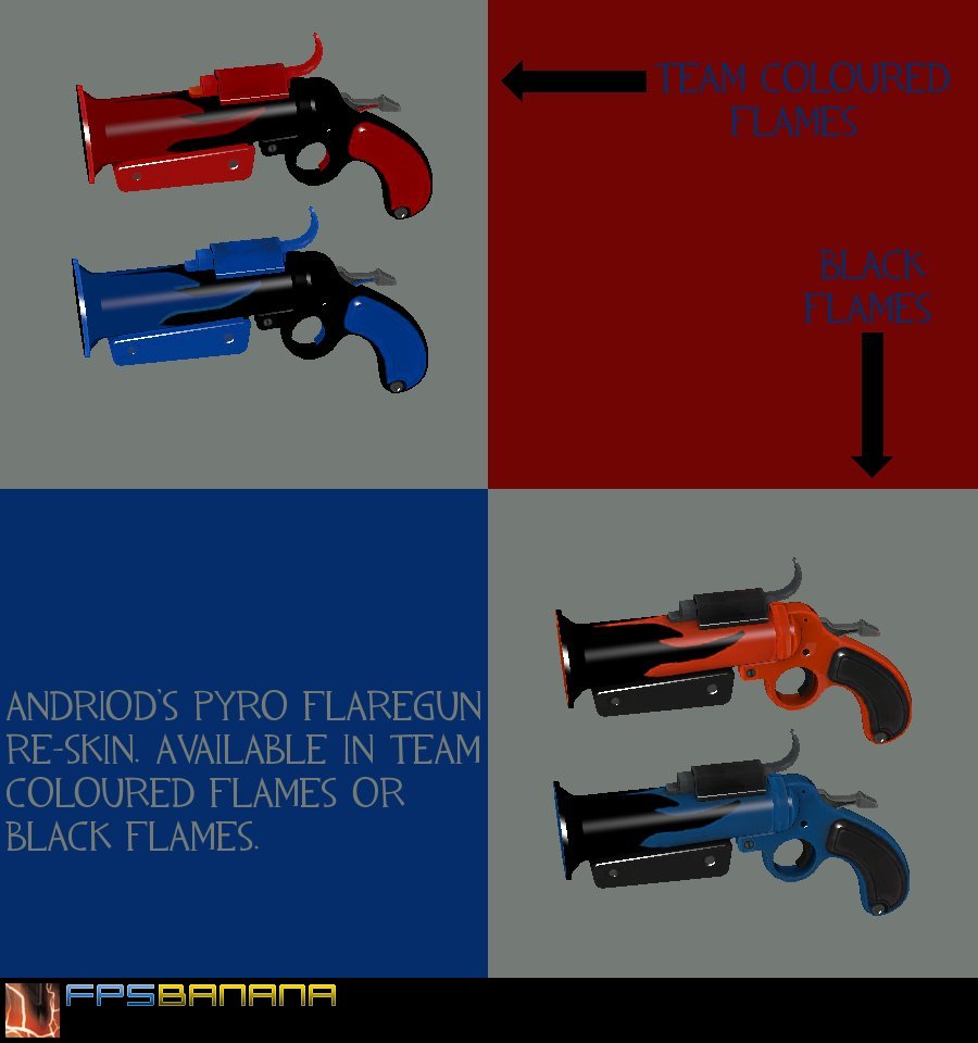 Flamed flaregun