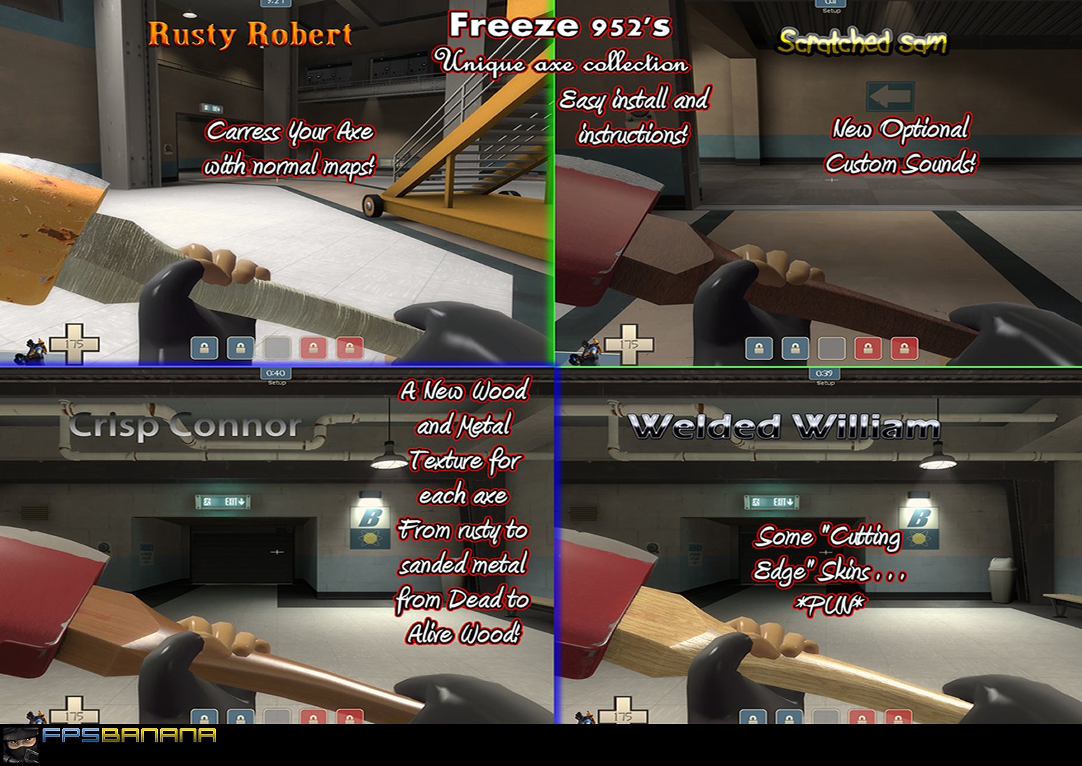 Freeze952's Unique Axe Collection