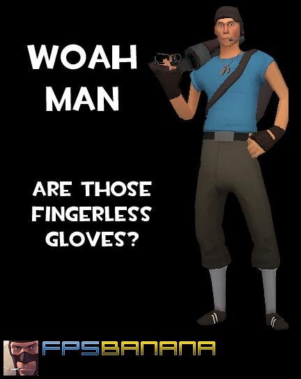 Scout's New Fingerless Gloves!