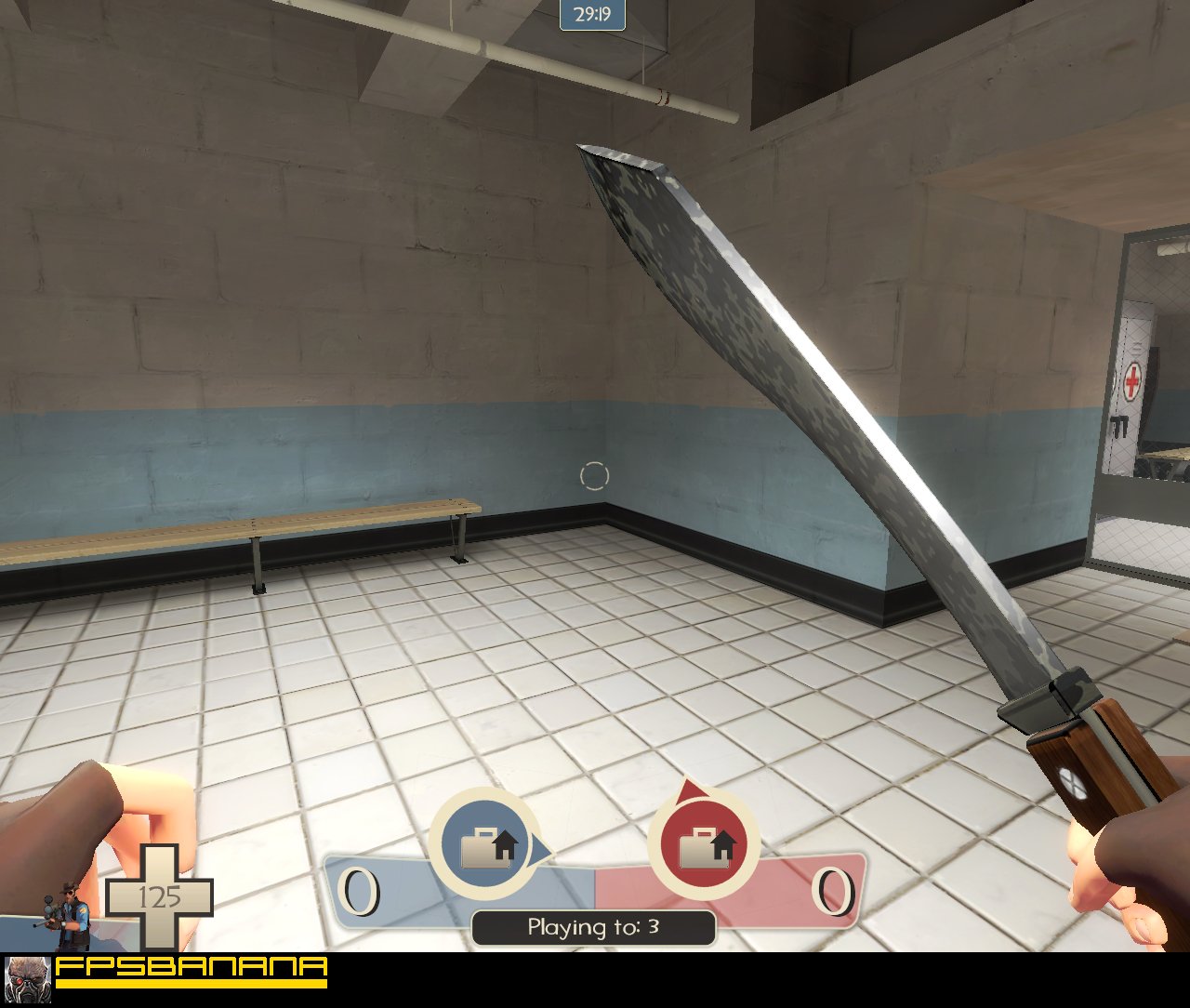 Winter Camo Machete