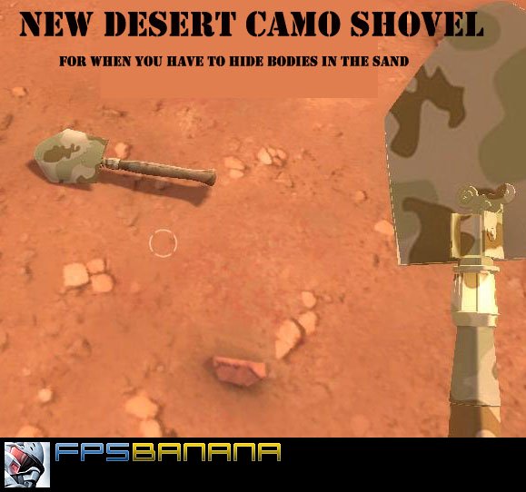 Desert camo Shovel V1