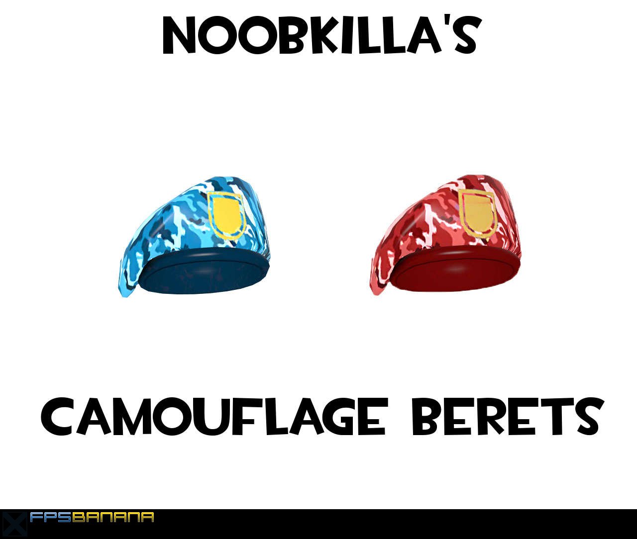 Camouflage-Team Coloured Beret