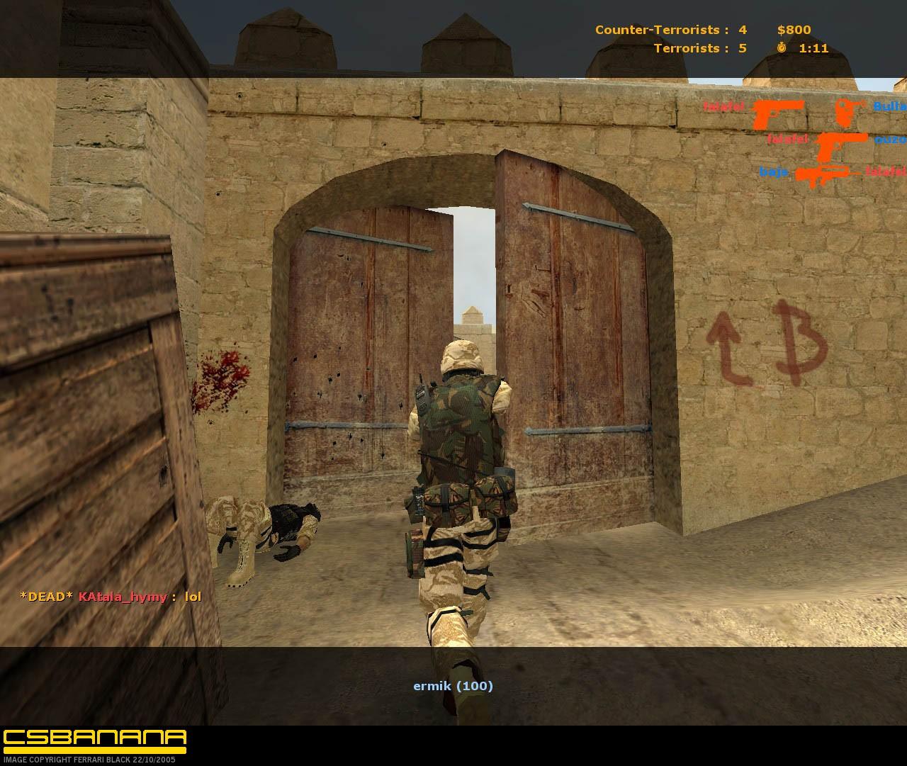 Ferrari Black's UK Camo Def Kit [CounterStrike Source] [Mods]