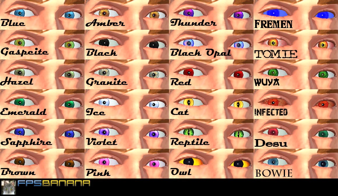 24Pack of Assorted Eye Colors [Team Fortress 2] [Mods]
