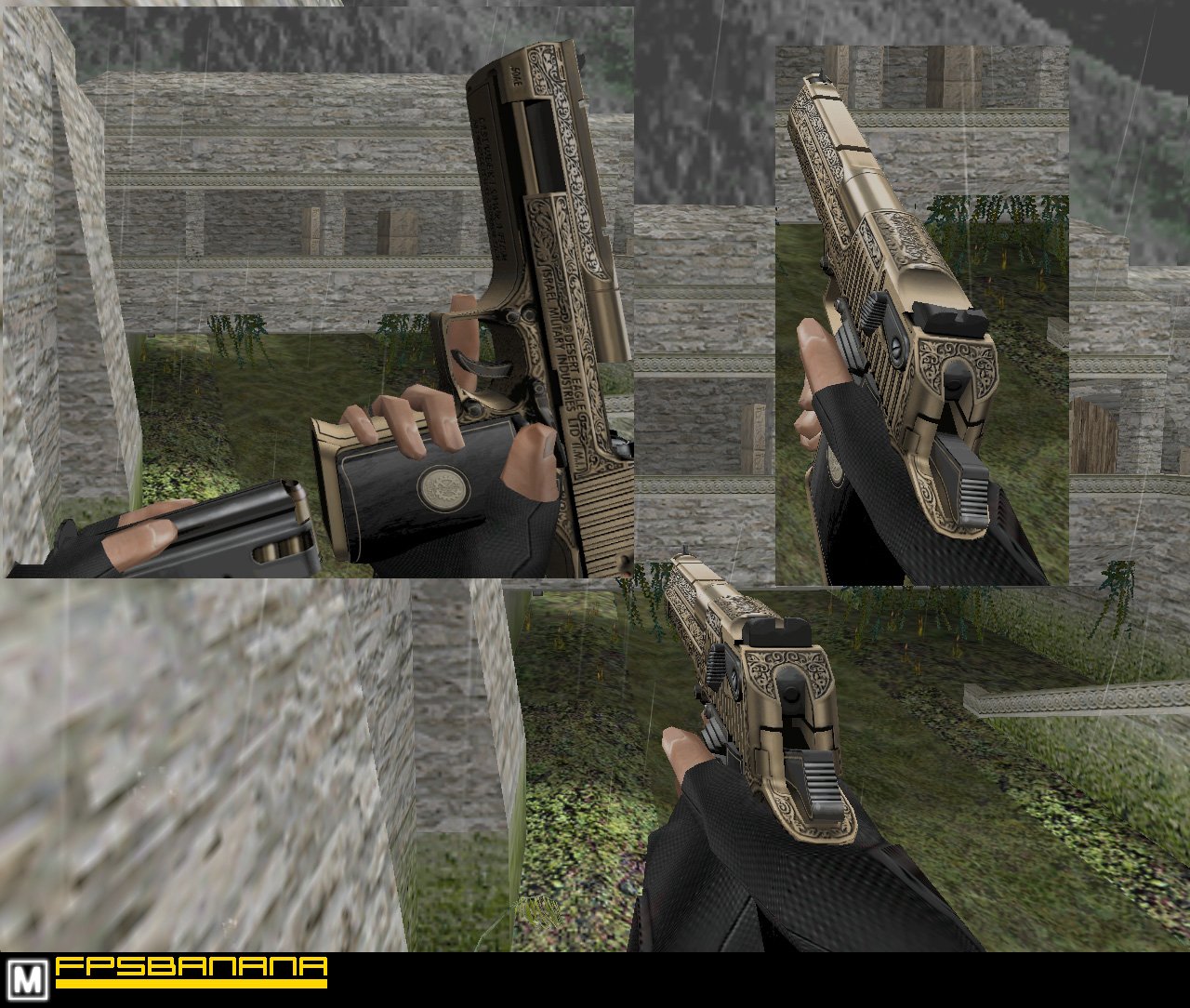 Gold Engraved Desert Eagle Counter Strike Condition Zero Mods