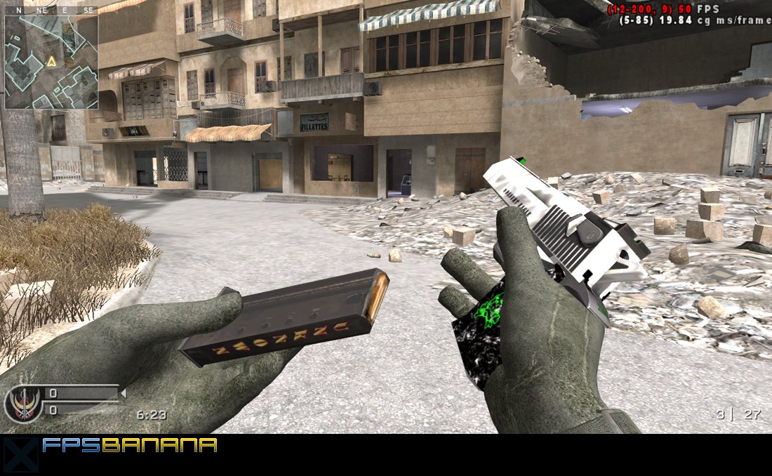 Desert Eagle silver Mod for Call of Duty 4: Modern Warfare | CoD4 Mods