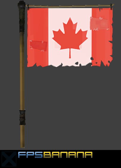 Canadian Buff Banner Flag