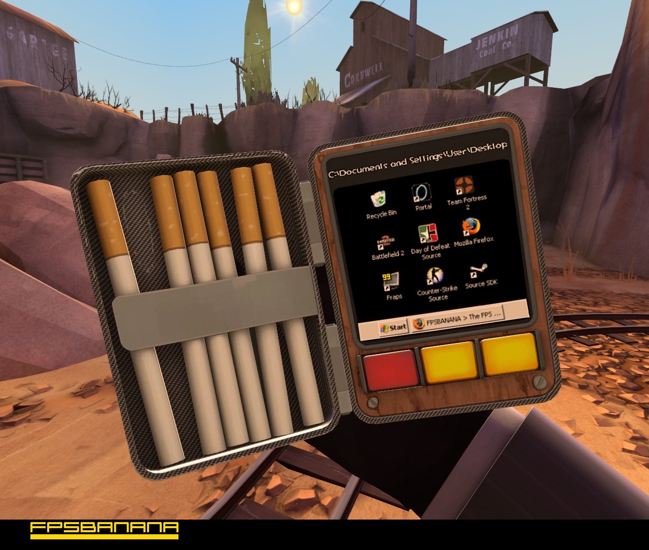 Bananite's Desktop Cigarette Case Mod for Team Fortress 2