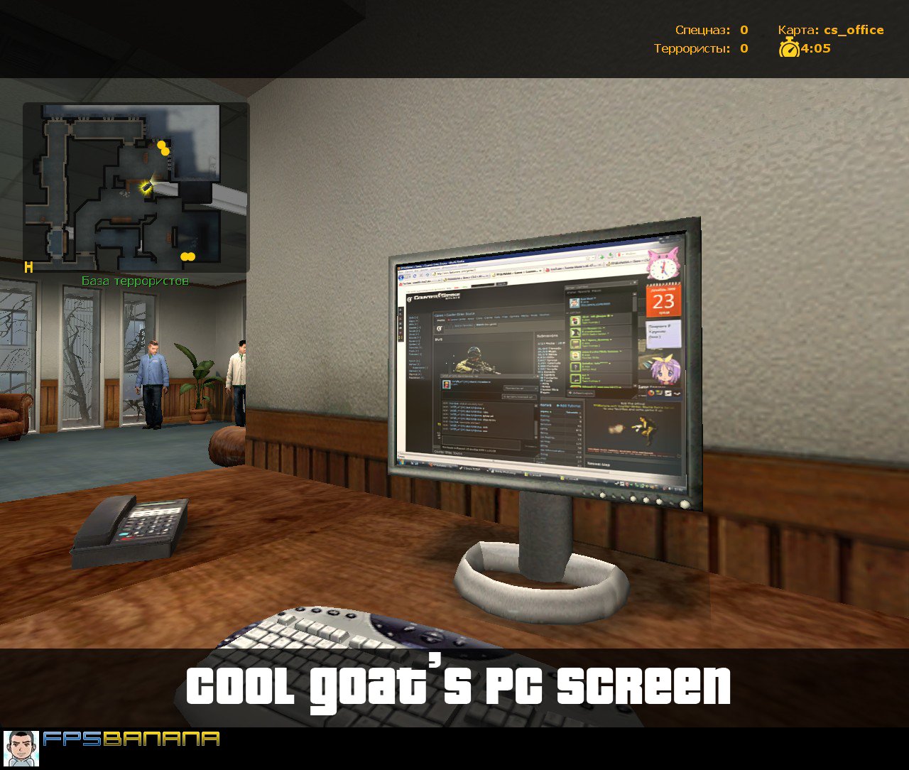Cool Goat's PC Screen Mod for Counter-Strike: Source | CS:S Mods
