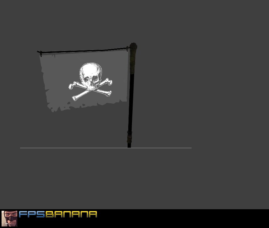 Skull&Crossboned Buff banner Flag