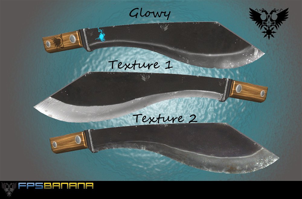 Kukri retexture by Deusion