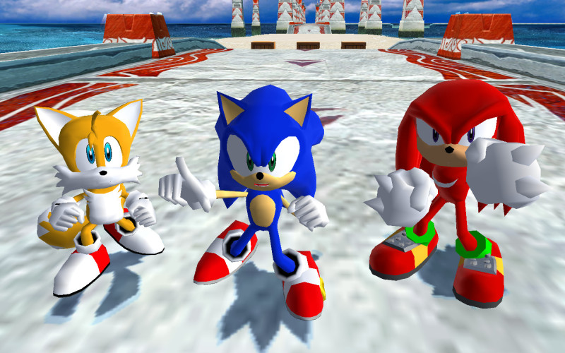 Sonic Heroes - Classic Sonic Mod 