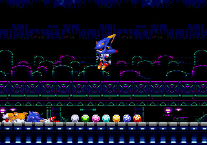 100% Complete Save File [Sonic Triple Trouble 16 bit] [Mods]