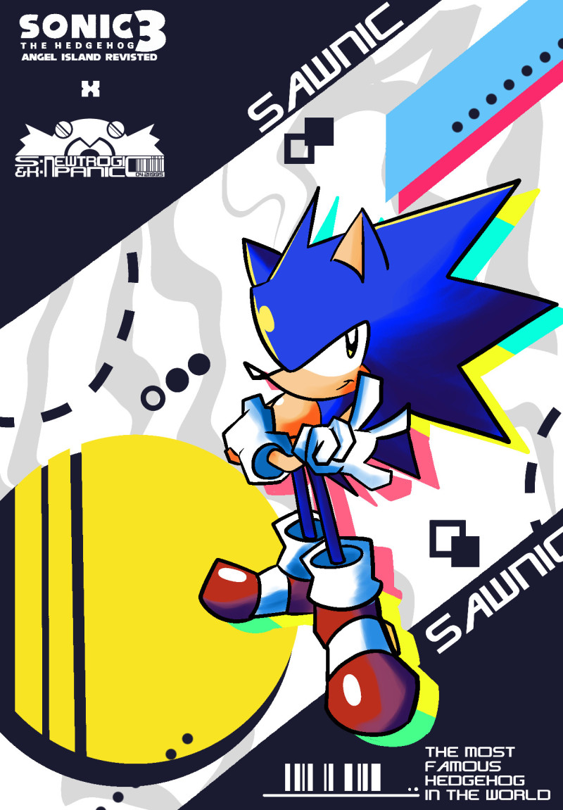 Official art majin sonic is in official Sega art : r/SonicTheHedgehog