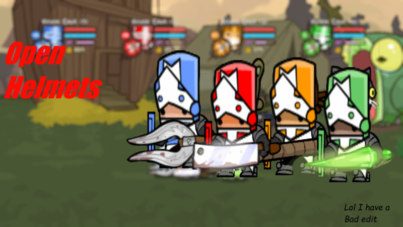 Castle Crashers: Como instalar MOD e Obter Tudo - Todos os Personagens,  Armas e Muito Mais 