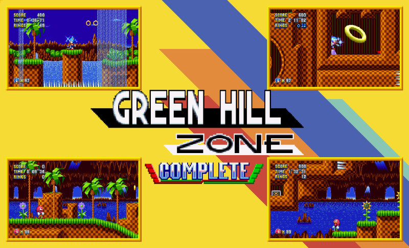 Genesis / 32X / SCD - Sonic the Hedgehog (Prototype) - Green Hill Zone Act.  3 (Normal) - The Spriters Resource